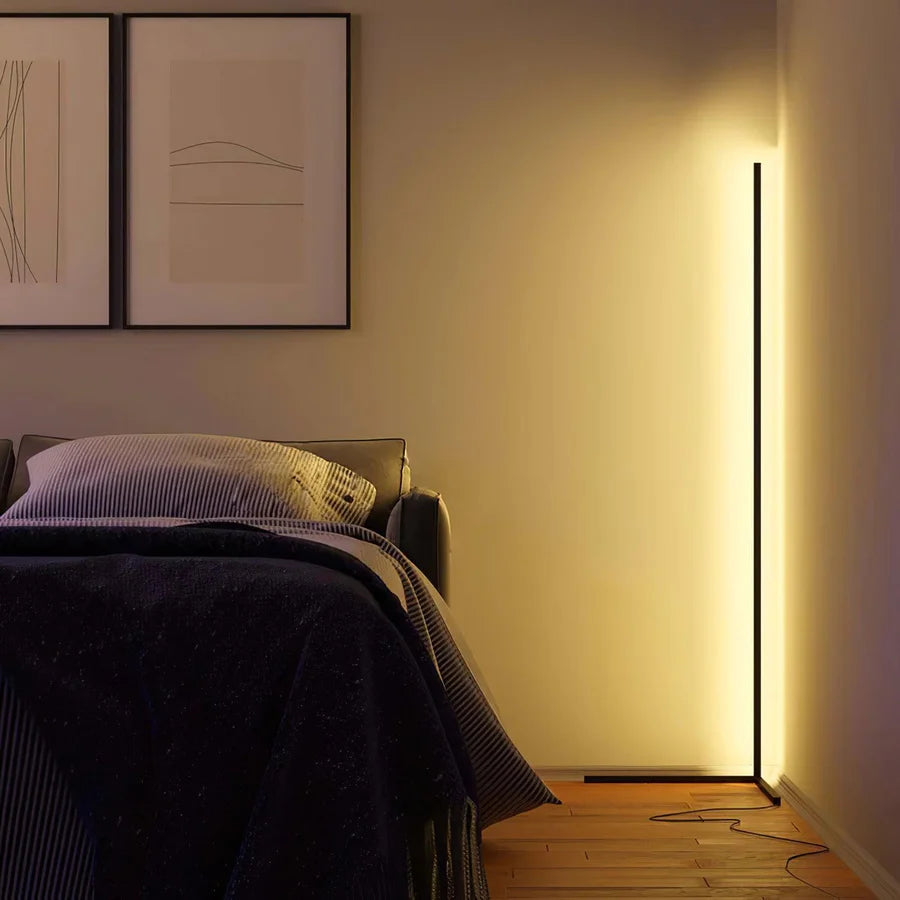 Lampadaire LED simple et moderne