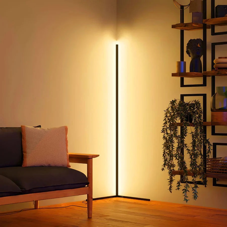 Moderne enkel LED -gulvlampe
