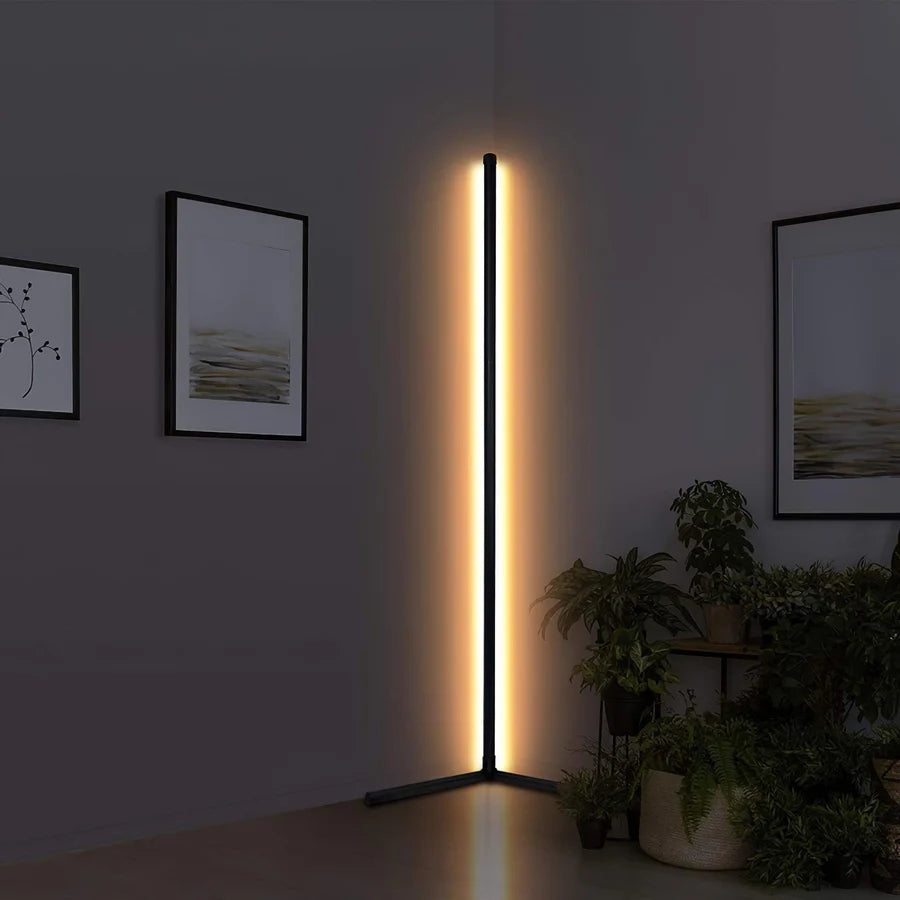 Moderne enkel LED -gulvlampe
