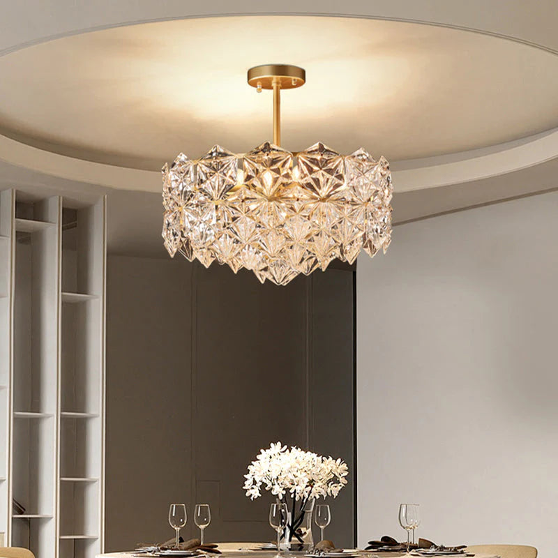 Lampadario di cristallo del gelo