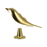 Glarefusion Chic Wooden Bird Table Lamp