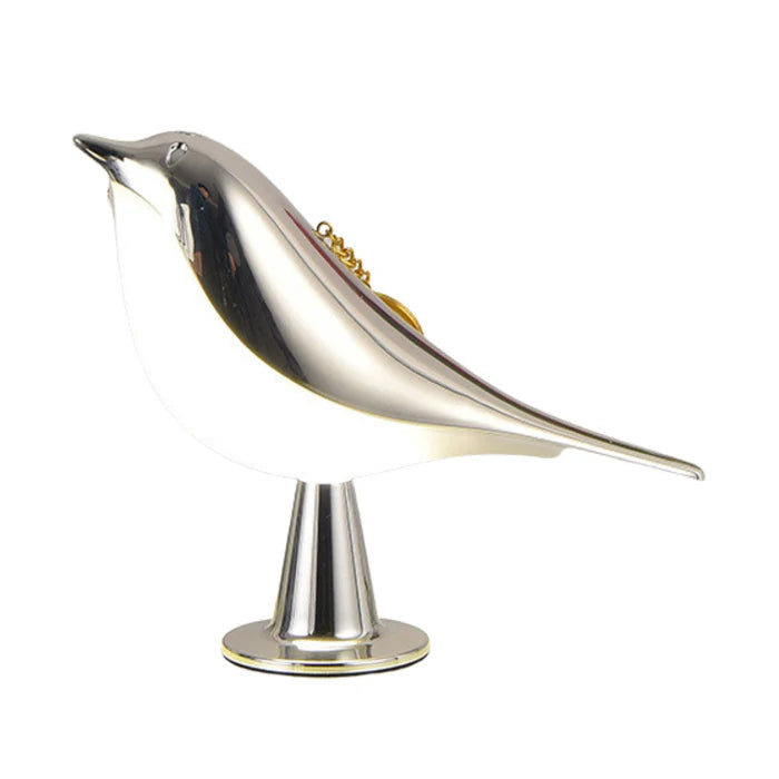 Lampe de table oiseau en bois chic Glarefusion