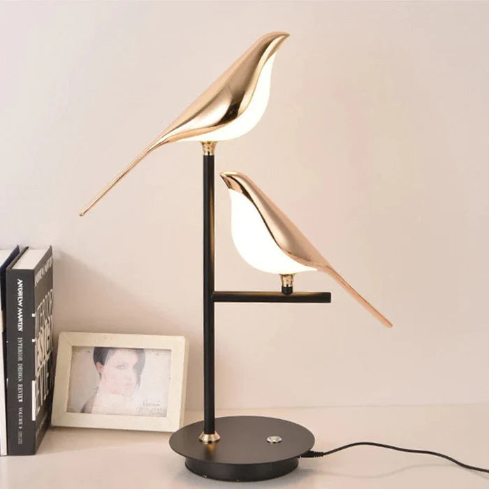Glarefusion Chic Double Bird Bordlampe