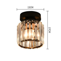 GlareFusion Modern Nordic Crystal Glass LED Ceiling Light