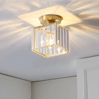 GlareFusion Modern Nordic Crystal Glass LED Ceiling Light