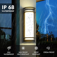 Modern Simple Semi-Cylindrical LED Outdoor Wall Light