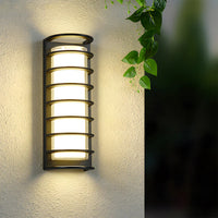 Modern Simple Semi-Cylindrical LED Outdoor Wall Light