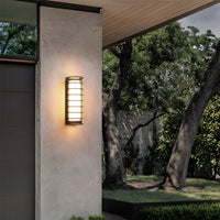 Modern Simple Semi-Cylindrical LED Outdoor Wall Light