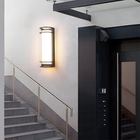Modern Simple Semi-Cylindrical LED Outdoor Wall Light