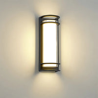 Modern Simple Semi-Cylindrical LED Outdoor Wall Light