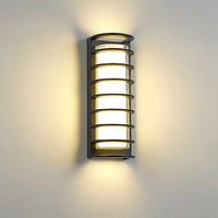 Modern Simple Semi-Cylindrical LED Outdoor Wall Light