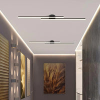 Moderna luce del soffitto a strisce lunga in alluminio