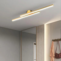 Moderna luce del soffitto a strisce lunga in alluminio