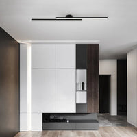 Moderna luce del soffitto a strisce lunga in alluminio