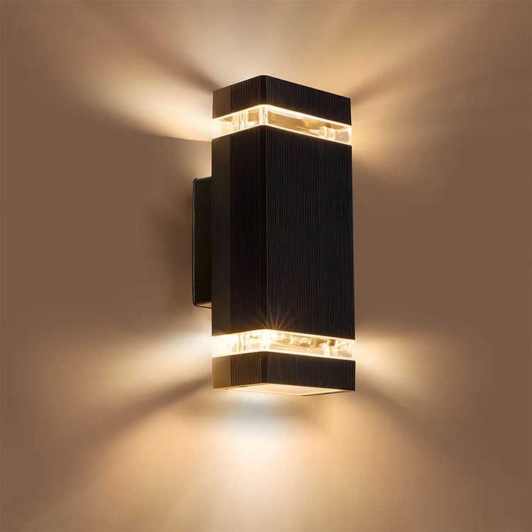 Modern Chic Up Down Outdoor Wall Light