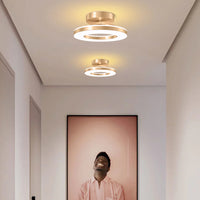 Chic Modern Iron Round Ceiling Light