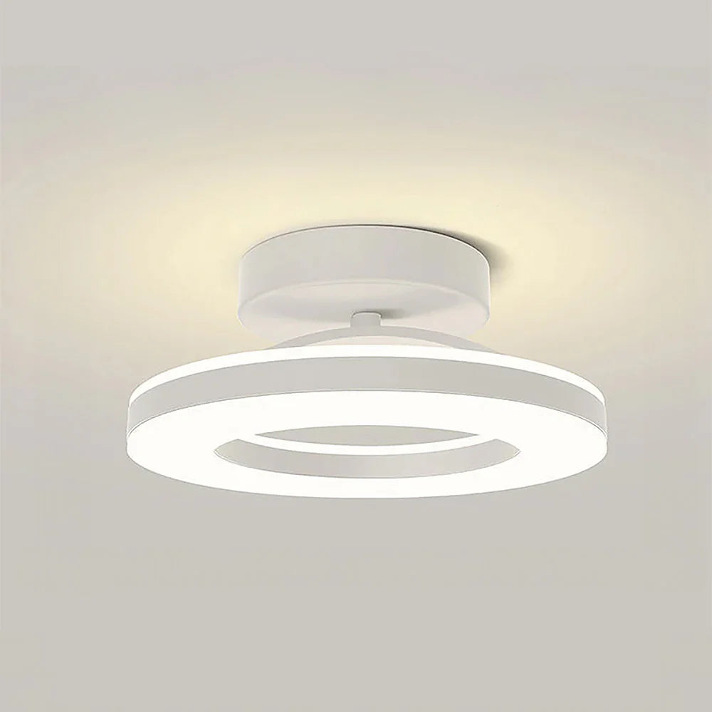 Plafonnier rond en fer moderne et chic