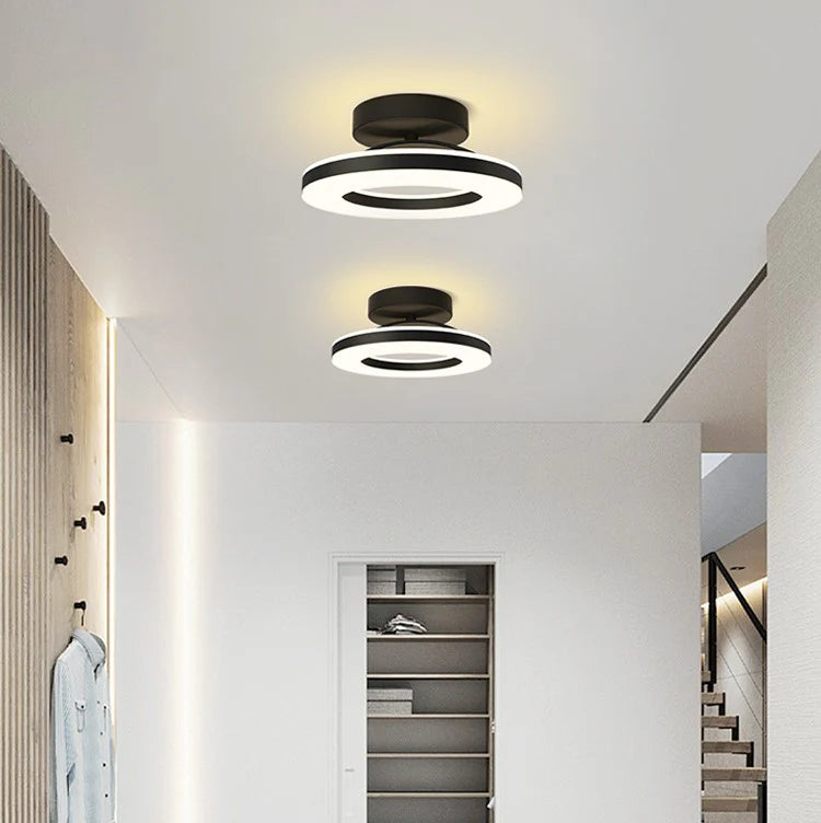 Chic Modern Iron Round Ceiling Light