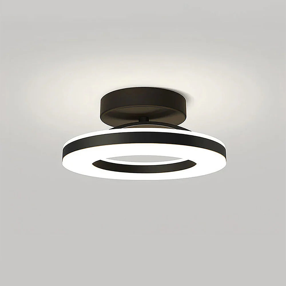 Plafonnier rond en fer moderne et chic