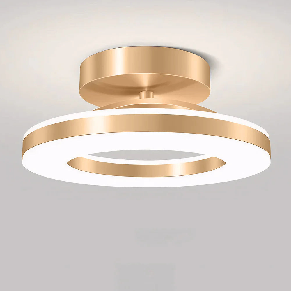 Plafonnier rond en fer moderne et chic