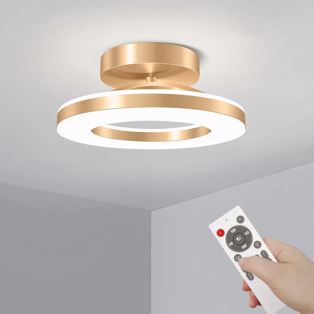 Plafonnier rond en fer moderne et chic