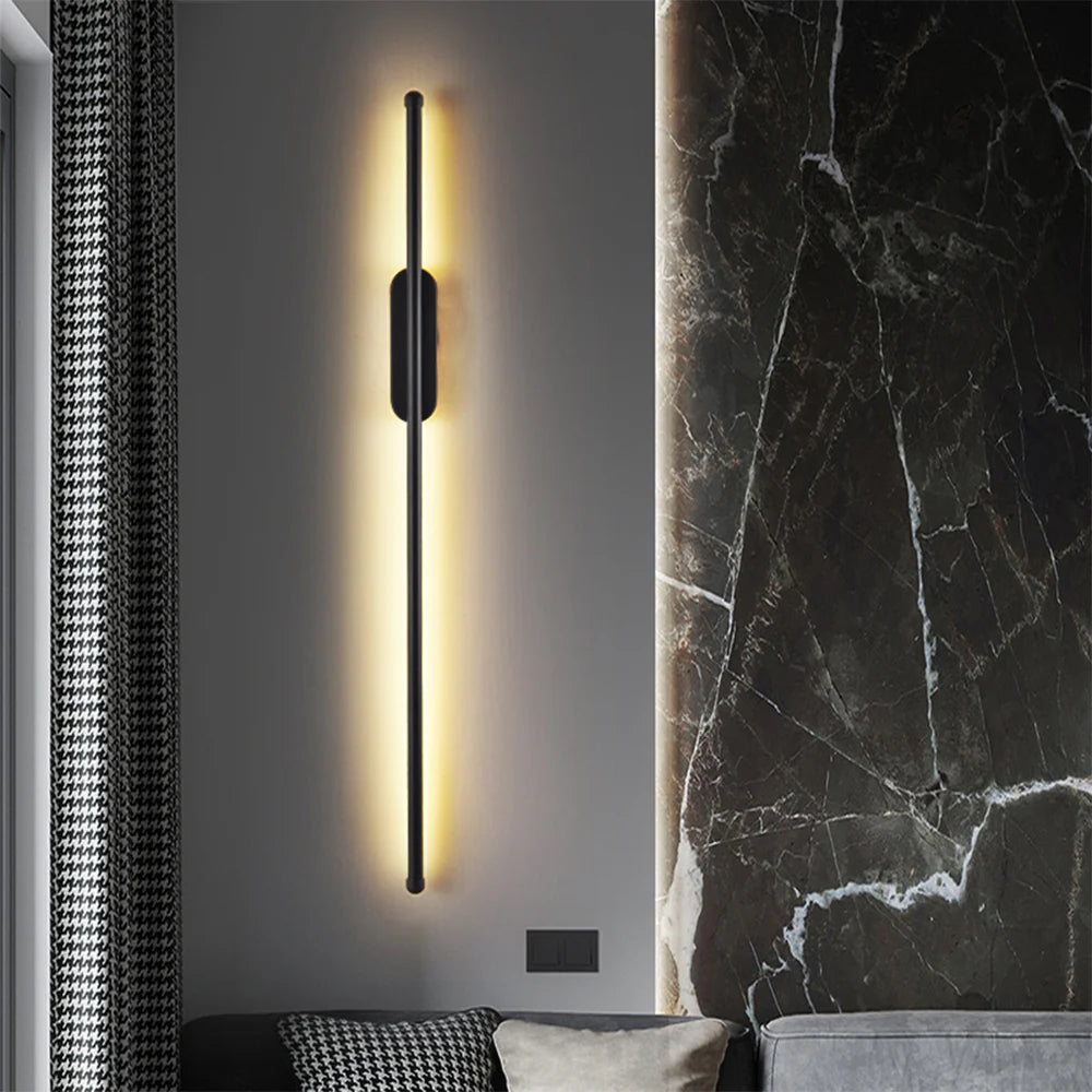 Minimalismo moderno Lunga luce murale
