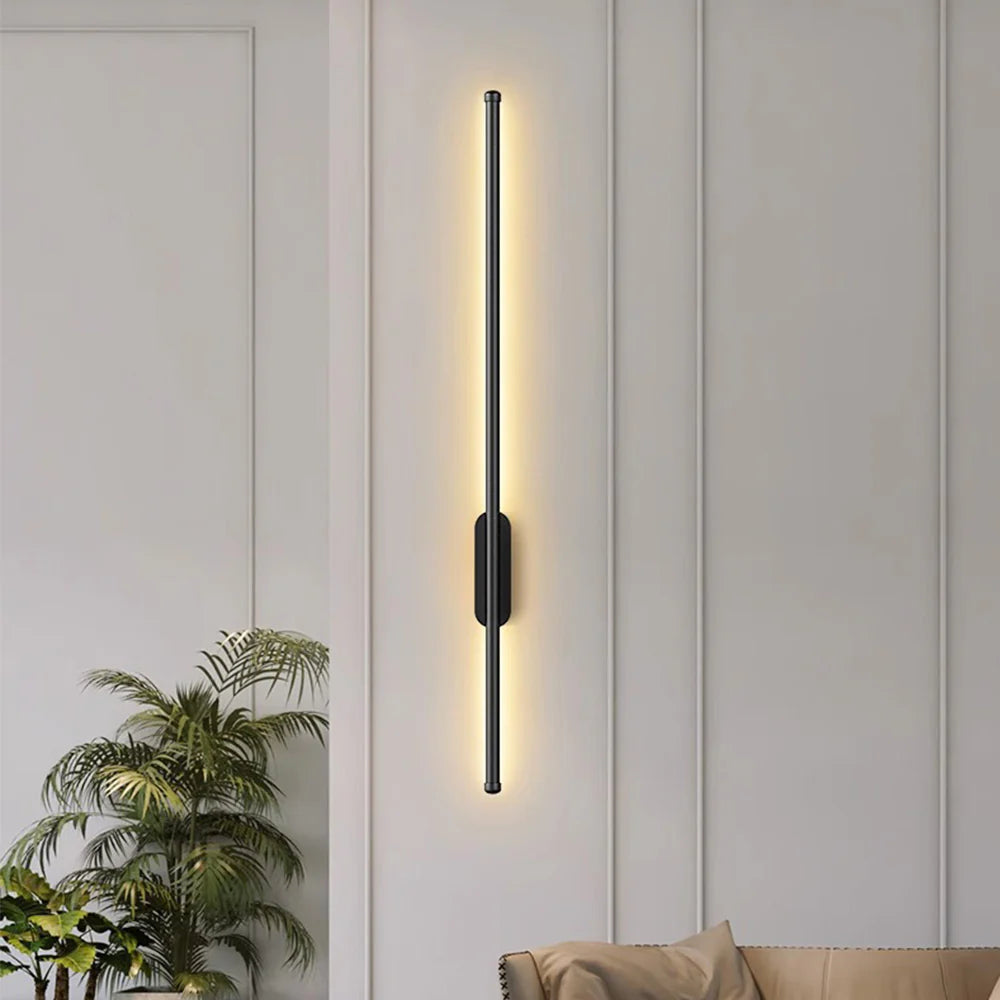 Minimalismo moderno Lunga luce murale