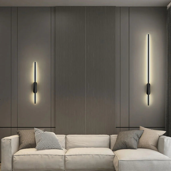 Minimalismo moderno Lunga luce murale