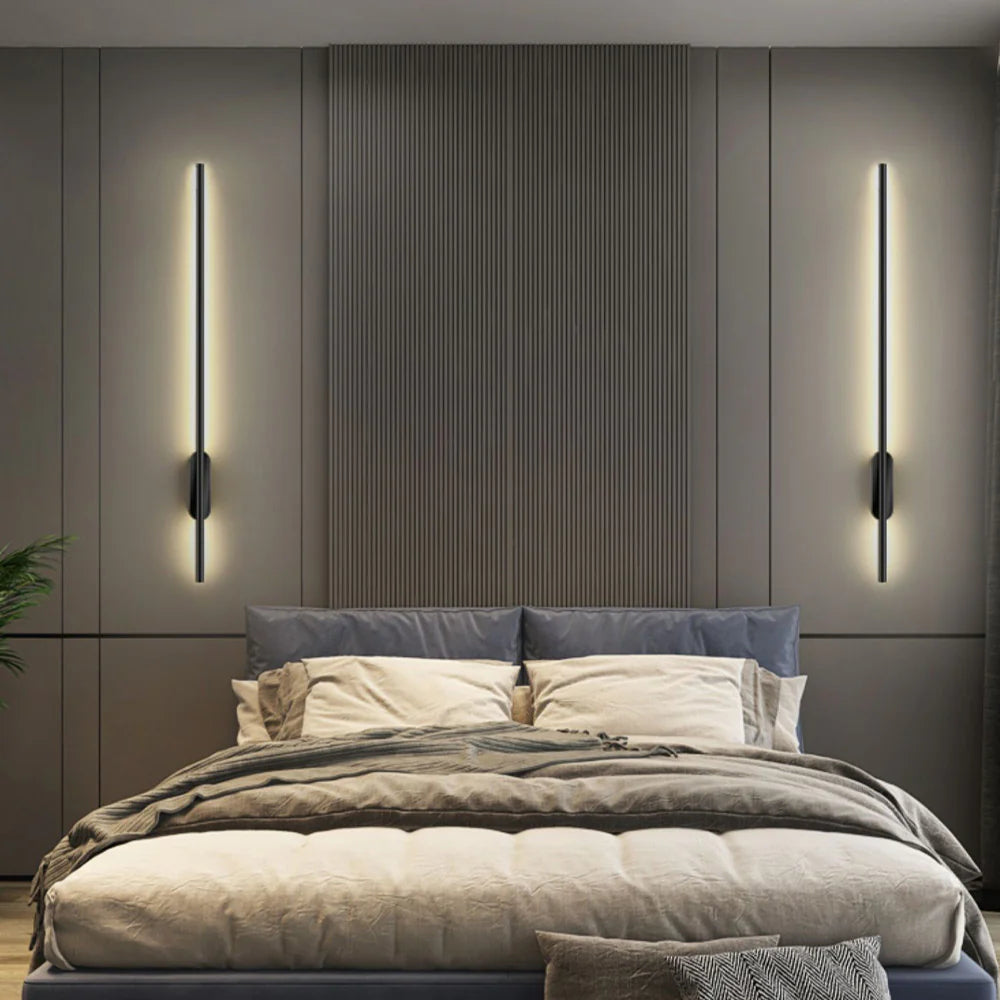Minimalismo moderno Lunga luce murale