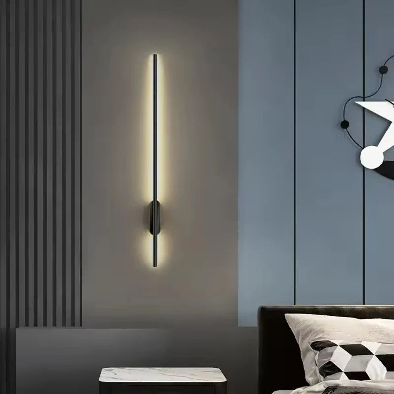 Minimalismo moderno Lunga luce murale
