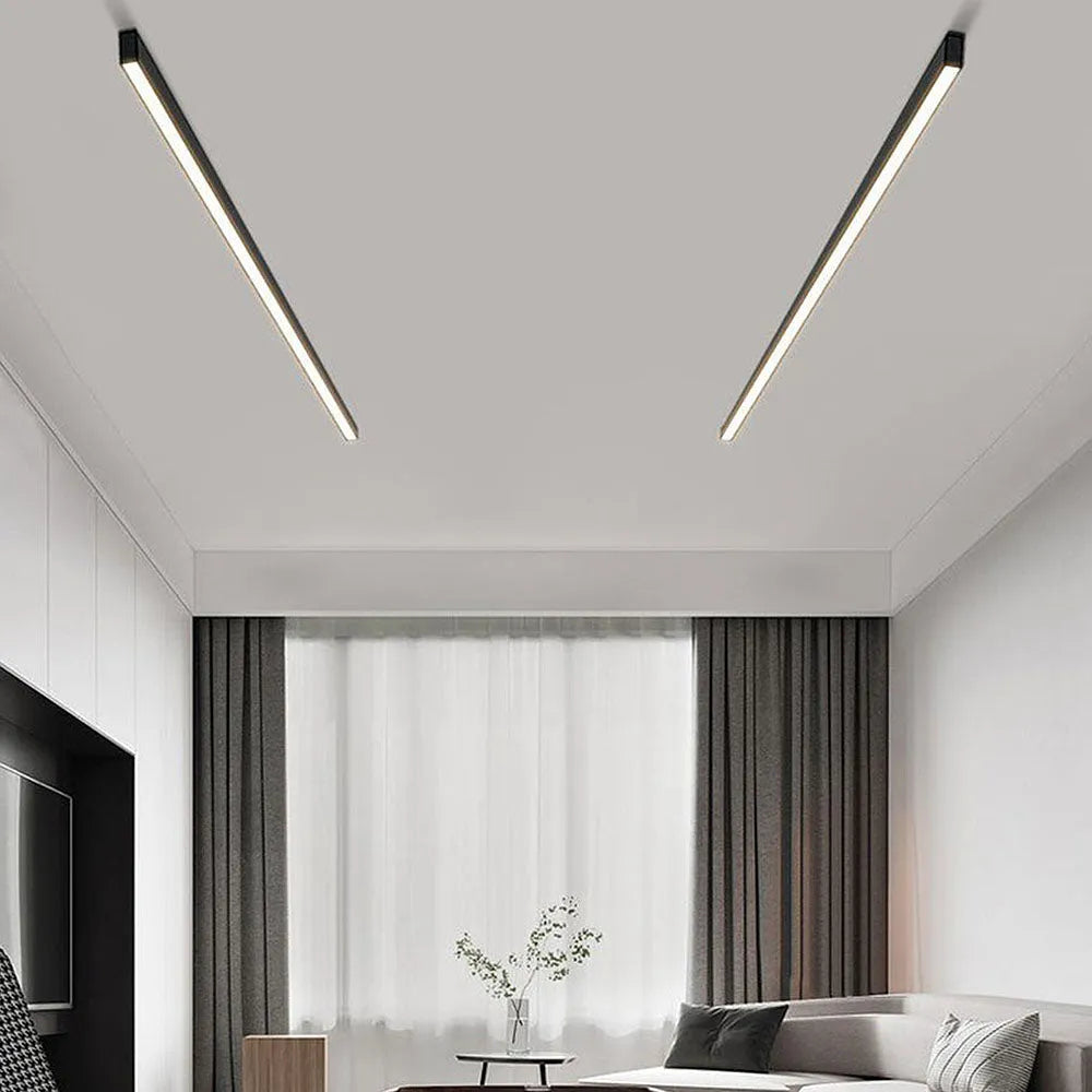 Plafonnier à bande LED nordique moderne