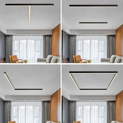 Moderne nordisk LED -strimmel loftslys