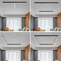 Moderne nordisk LED -strimmel loftslys