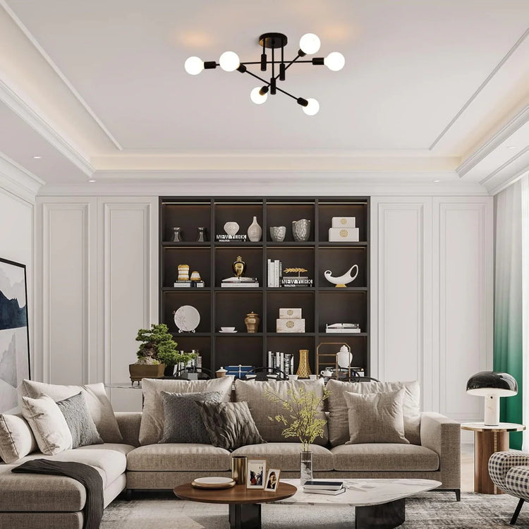 Moderne Nordic Multiple Blubs Loftslampe