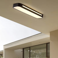 Sleek Nordic Long LED Ceiling Light