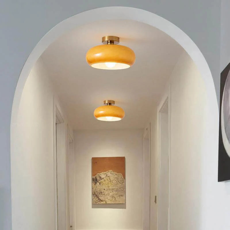 Glarefusion Creative Simple Persimmon Shape Pendant Light