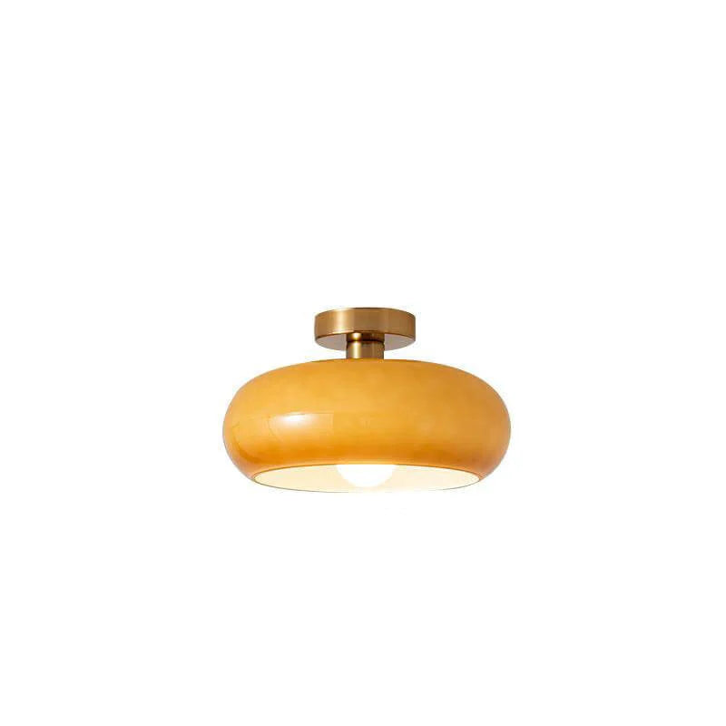 Glarefusion Creative Simple Persimmon Shape Pendant Light