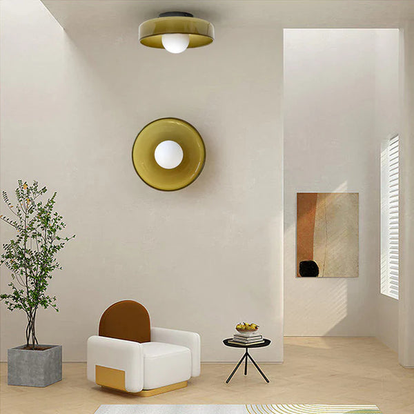 Glarefusion Modern Round Flush Mount Ceiling Light