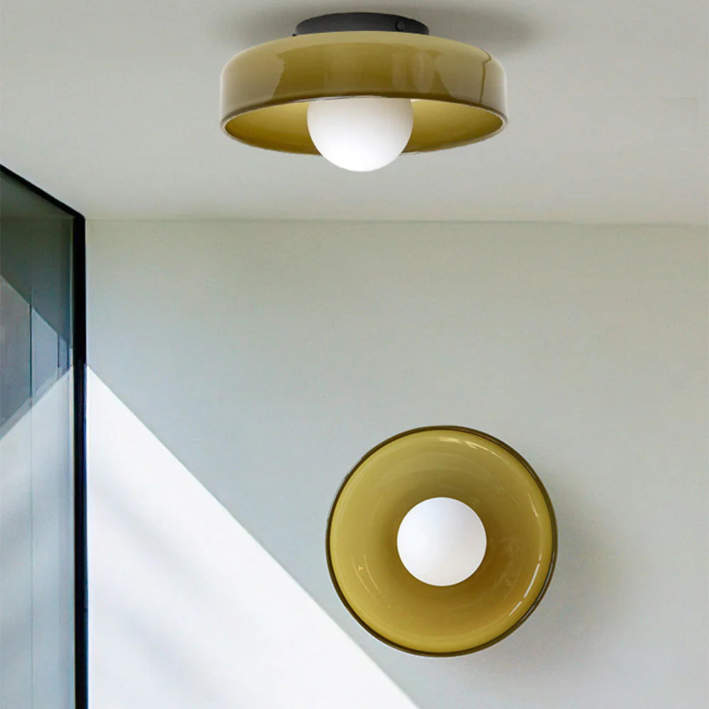 Glarefusion Modern Round Flush Mount Ceiling Light