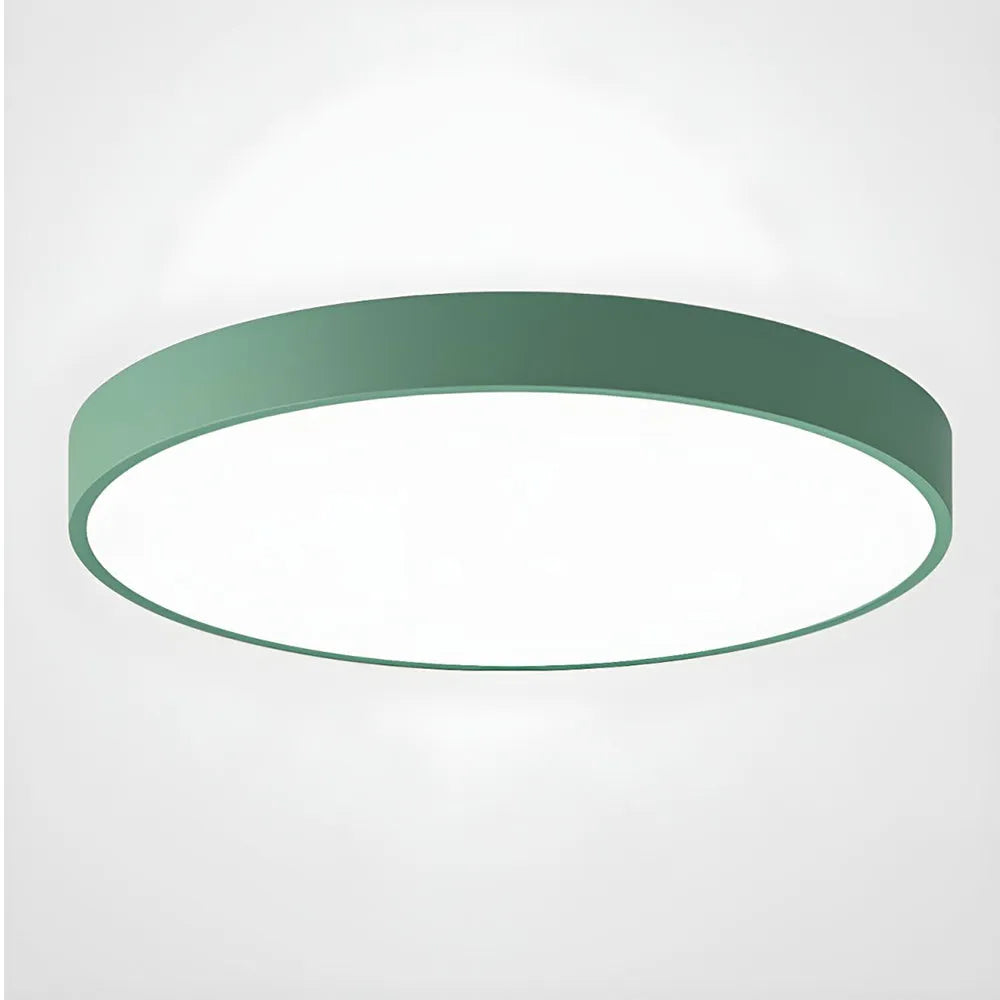 Plafoniera a LED rotonda semplice e moderna Glarefusion