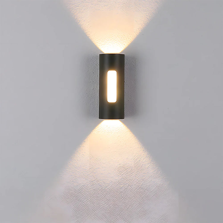 Modern Cylindrical Double Head IP65 Outdoor LED Wall Light