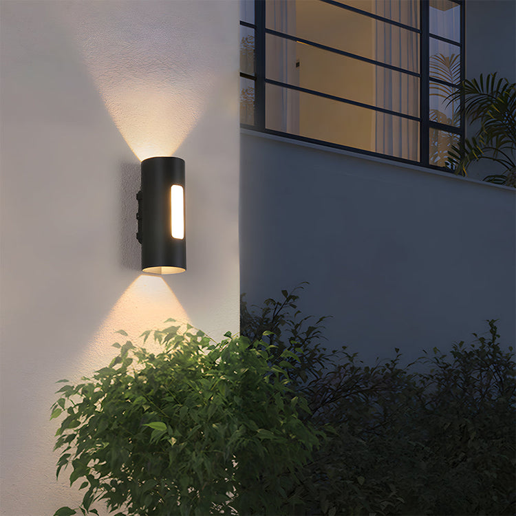 Modern Cylindrical Double Head IP65 Outdoor LED Wall Light