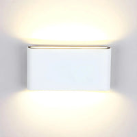 Luce moderna per la parete a doppia testa impermeabile chic.