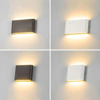 Luce moderna per la parete a doppia testa impermeabile chic.