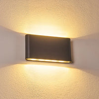 Luce moderna per la parete a doppia testa impermeabile chic.