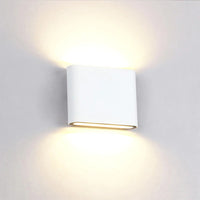 Luce moderna per la parete a doppia testa impermeabile chic.