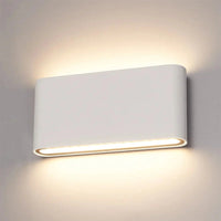 Luce moderna per la parete a doppia testa impermeabile chic.