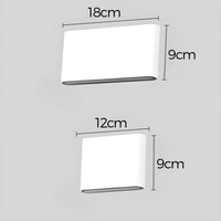 Luce moderna per la parete a doppia testa impermeabile chic.