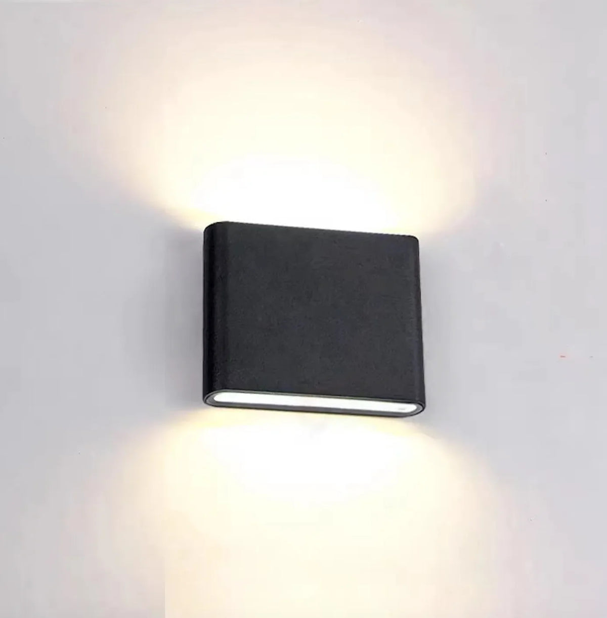 Luce moderna per la parete a doppia testa impermeabile chic.