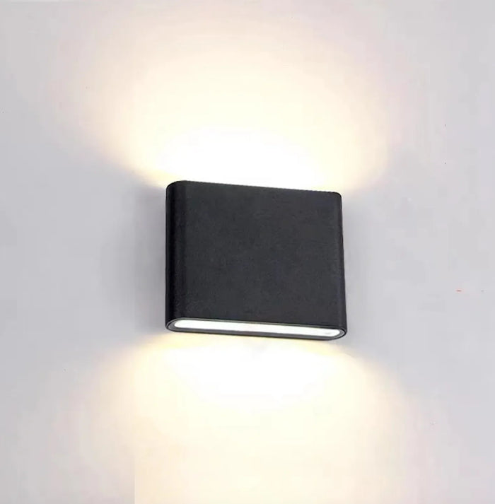 Modern Chic Waterproof Double Head Wall Light